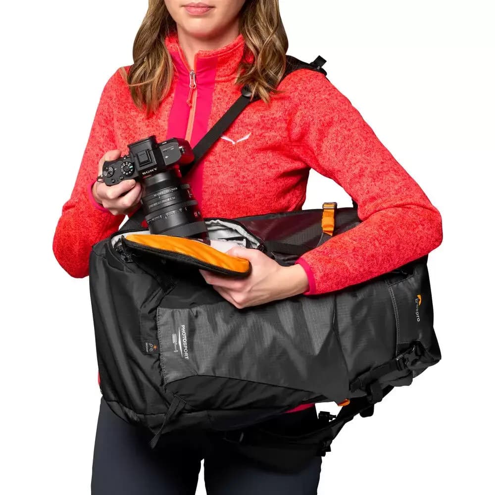 کوله پشتی لوپرو Lowepro PhotoSport BP 24L AW III Photo Backpack (مشکی/طوسی) — تصویر ۴