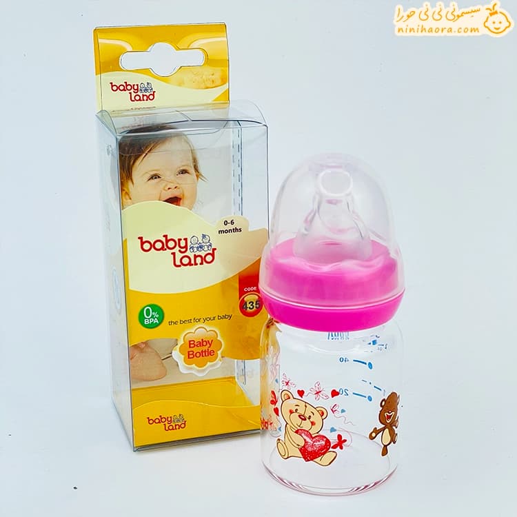 شیشه شیر پیرکس بی بی لند 60 میلی لیتر435 — تصویر ۳