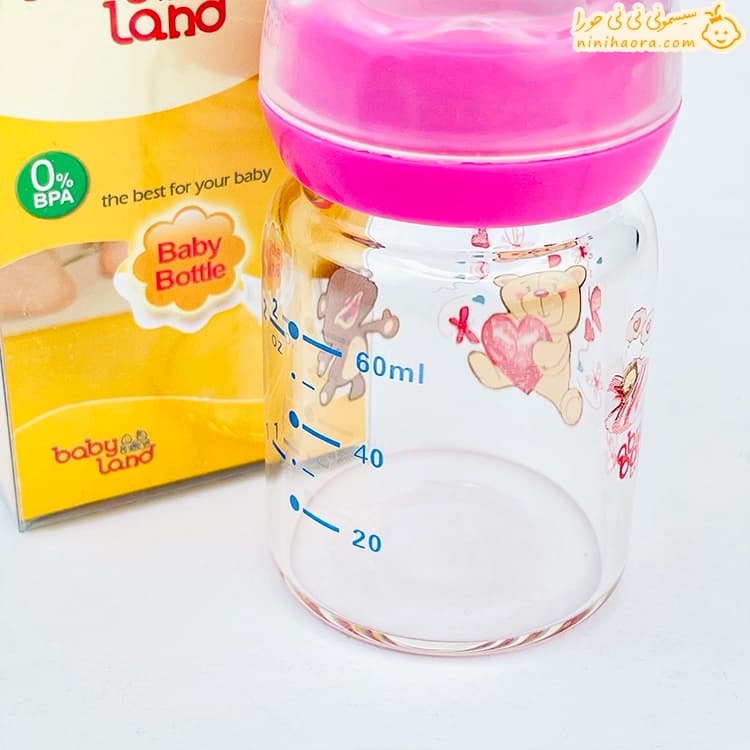شیشه شیر پیرکس بی بی لند 60 میلی لیتر435 — تصویر ۴