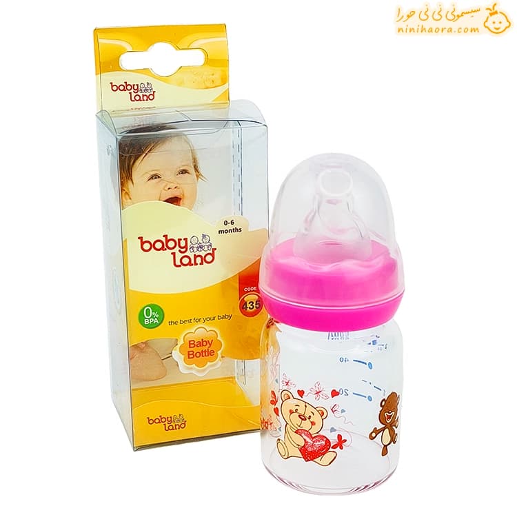شیشه شیر پیرکس بی بی لند 60 میلی لیتر435 — تصویر ۲