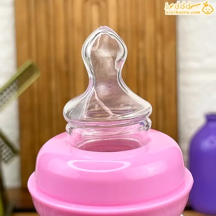 شیشه شیر پیرکس ۲۴۰ میل بی بی لند ارتودنسی 440 — تصویر ۴
