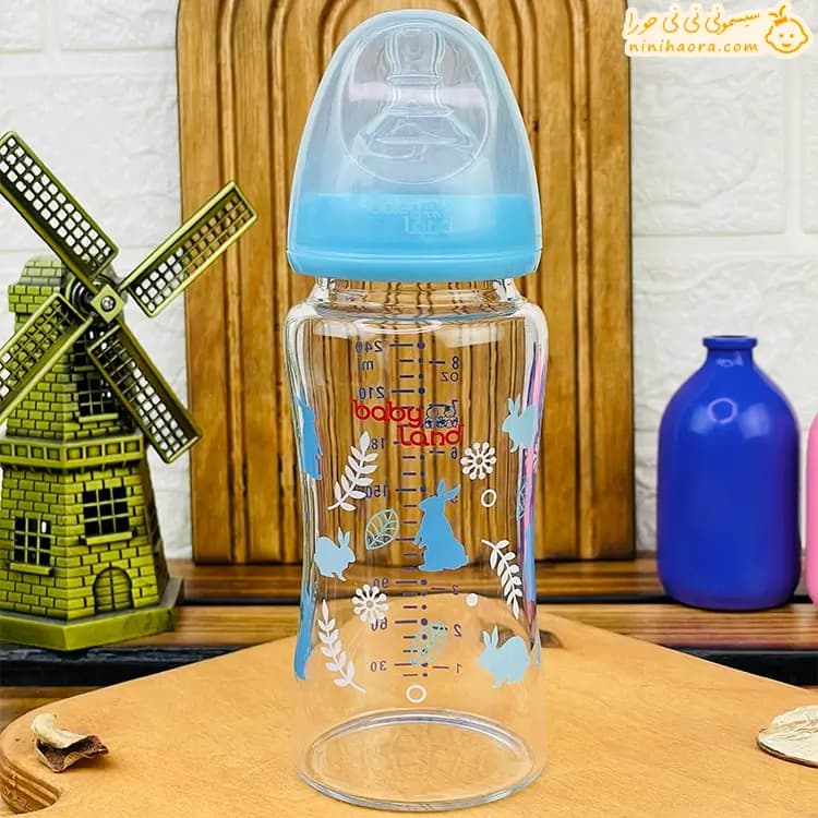 شیشه شیر پیرکس ۲۴۰ میل بی بی لند462 — تصویر ۲