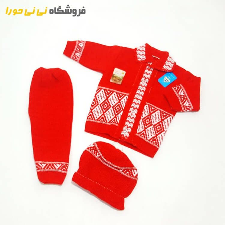 سه تیکه مخمل طرح مچ دار