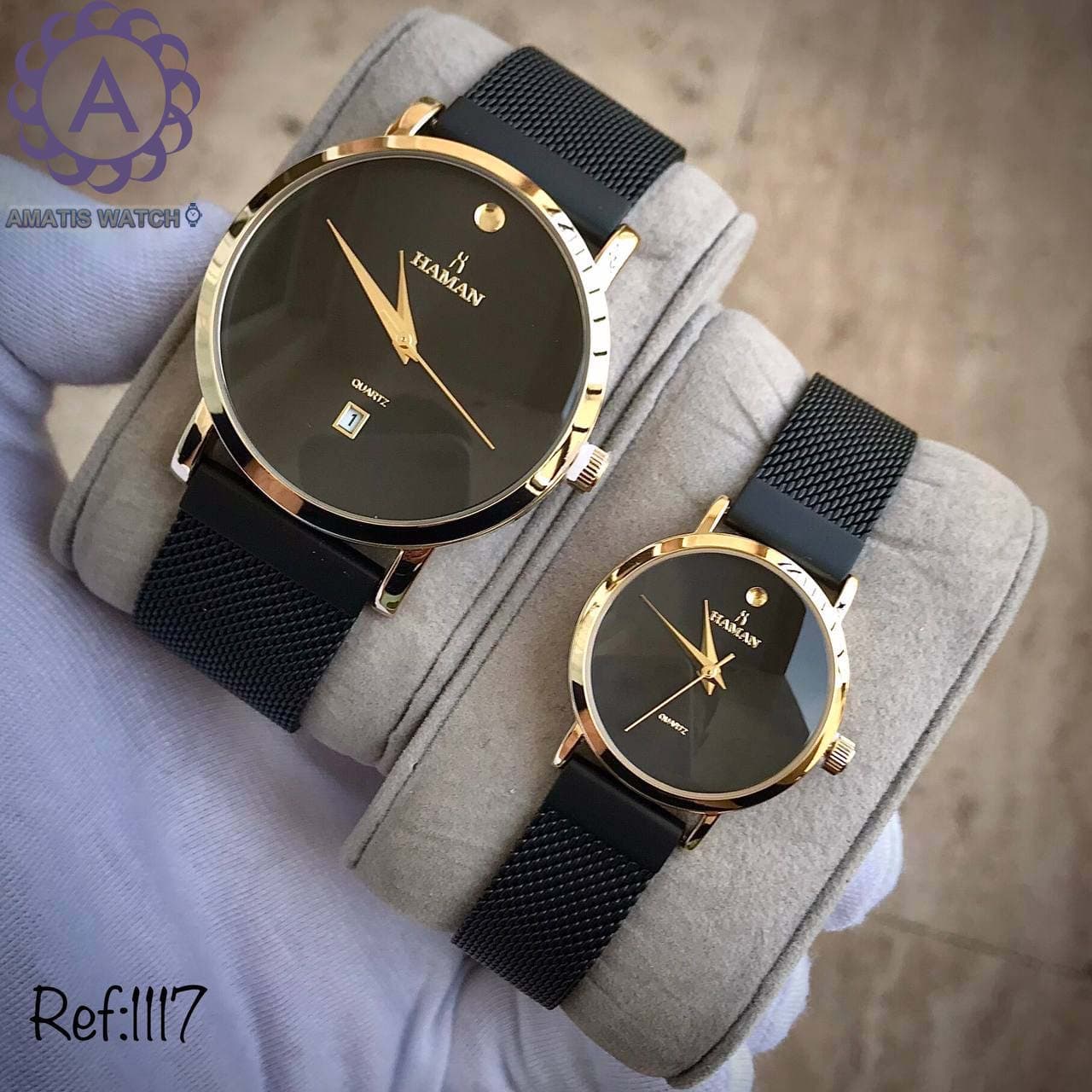 ساعت مچی ست هامان مدل Haman 1117G
