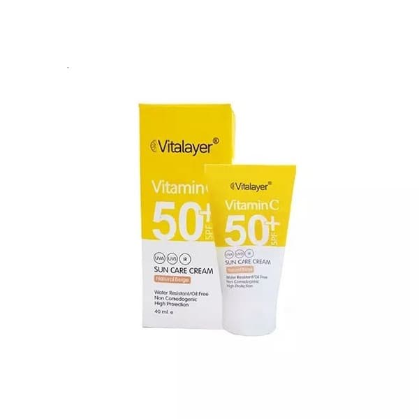 کرم ضد آفتاب بژ طبیعی ویتالایر SPF50