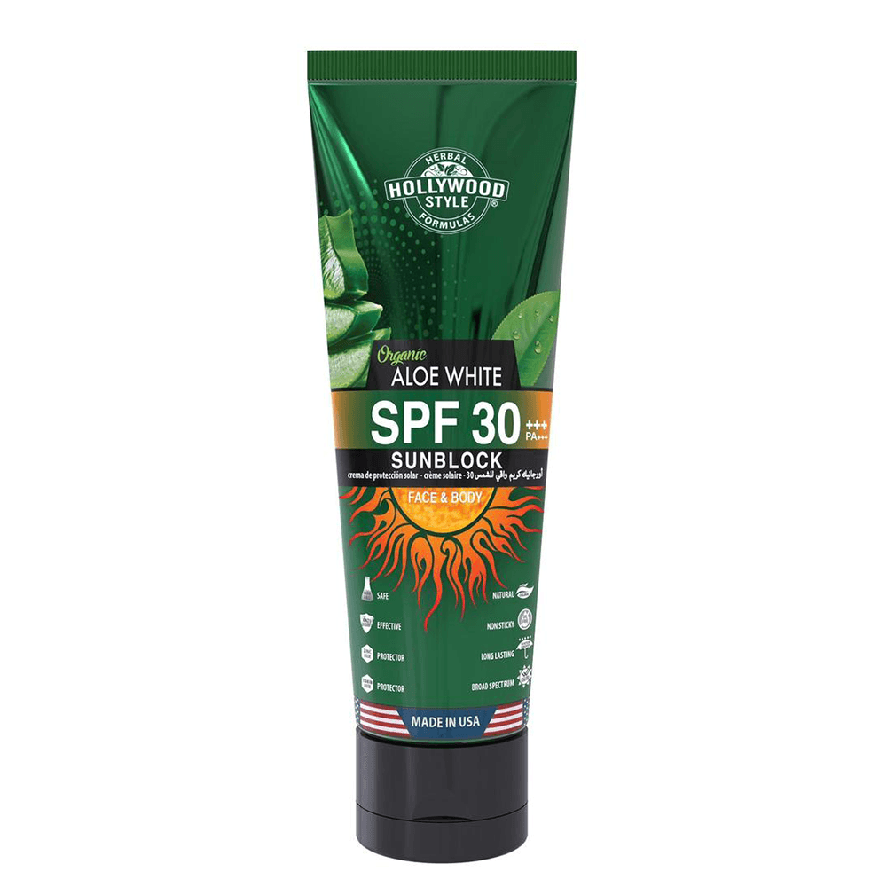 ضد افتاب هالیووداستایل مدل alove white spf30 | فیزیکال