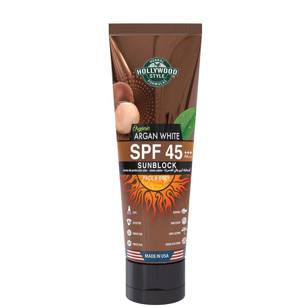 ضدآفتاب هالیووداستایل مدل argan white spf 45