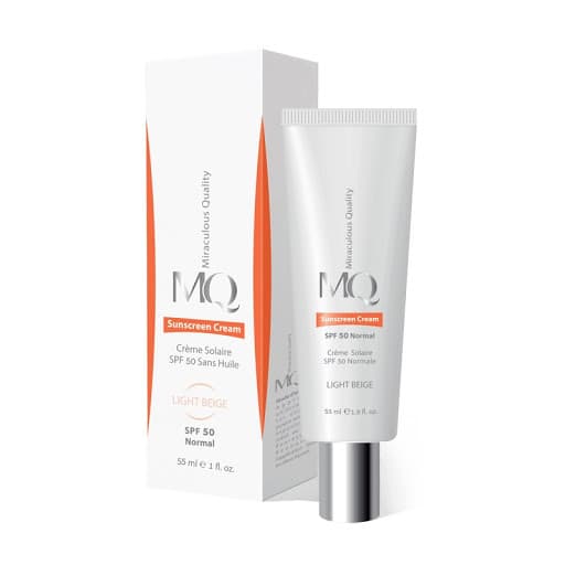 کرم ضدآفتاب لایت بژ ام کیو spf50