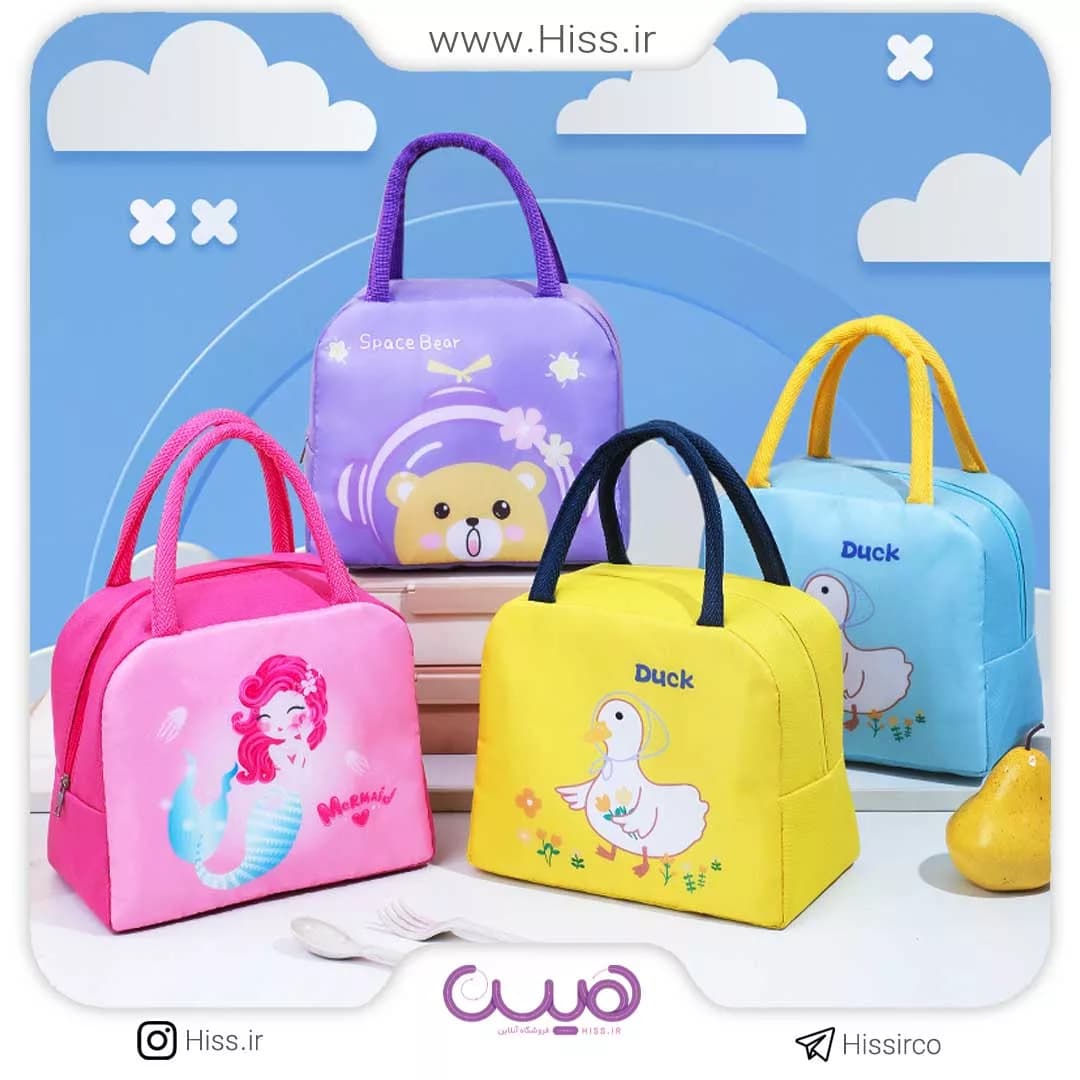 کیف غذا خرس و جوجه