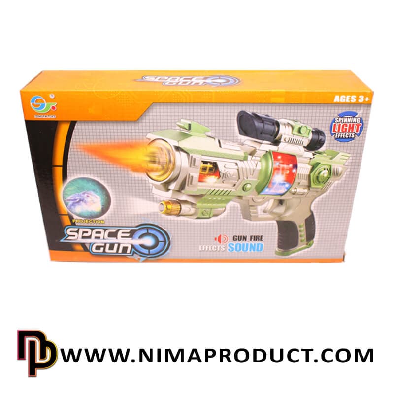 اسباب بازی تفنگ موزیکال آیتم AK808 — تصویر ۳