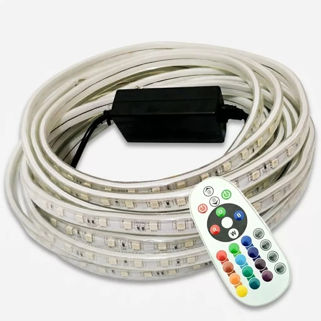 ریسه ال ای دی مدل شلنگی RGB طول 3 متر به همراه ریموت