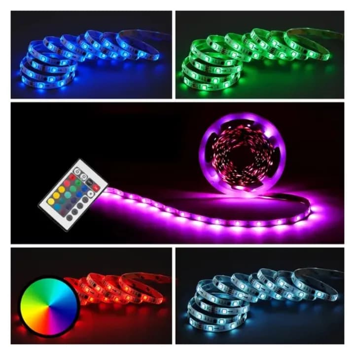 ریسه ال ای دی مدل RGB گیمینگ 4 سیم طول 5 متر — تصویر ۲