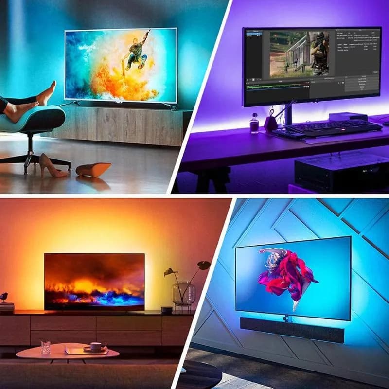 ریسه ال ای دی دریم مدل RGB-IC گیمینگ طول 5 متر — تصویر ۳