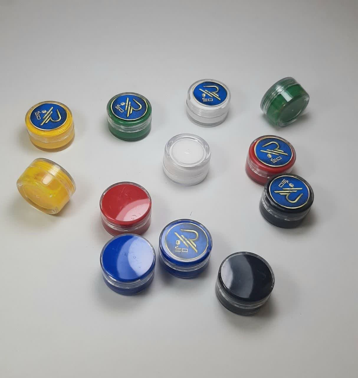 رنگ اکریلیک 6 عددی — تصویر ۲