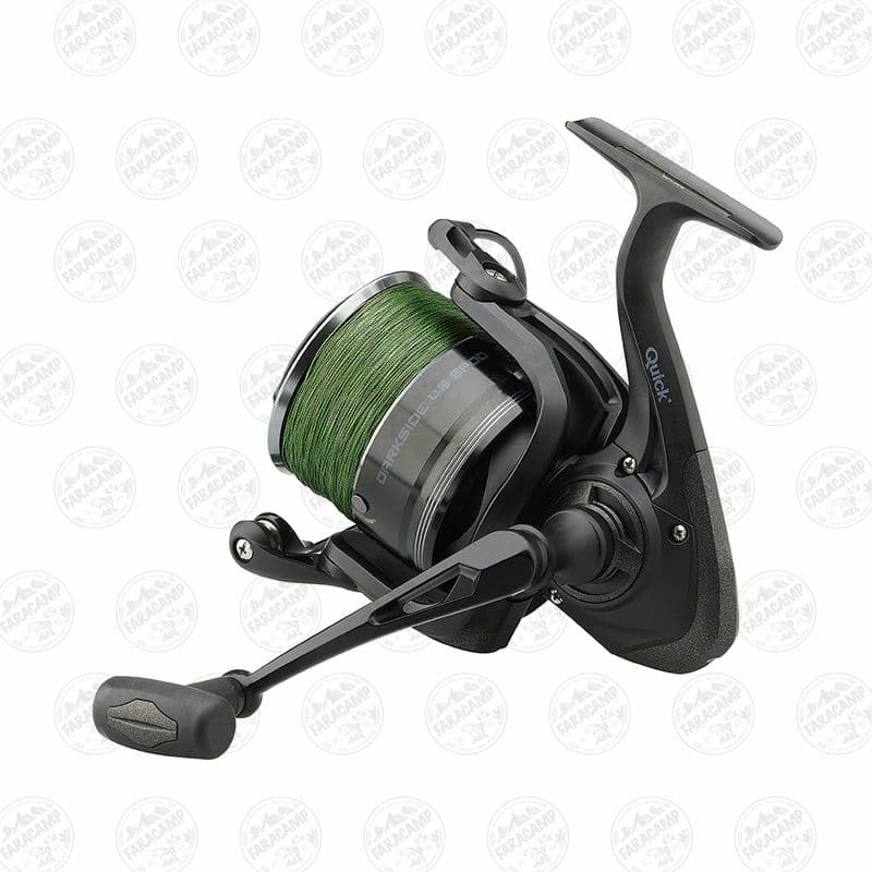 چرخ ماهیگیری دام D.A.M مدل Quick DARKSIDE 4B SPOD 7000S FD به همراه نخ براید — تصویر ۳