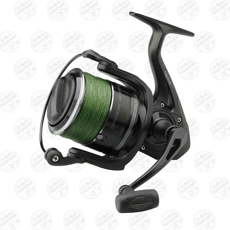چرخ ماهیگیری دام D.A.M مدل Quick DARKSIDE 4B SPOD 7000S FD به همراه نخ براید