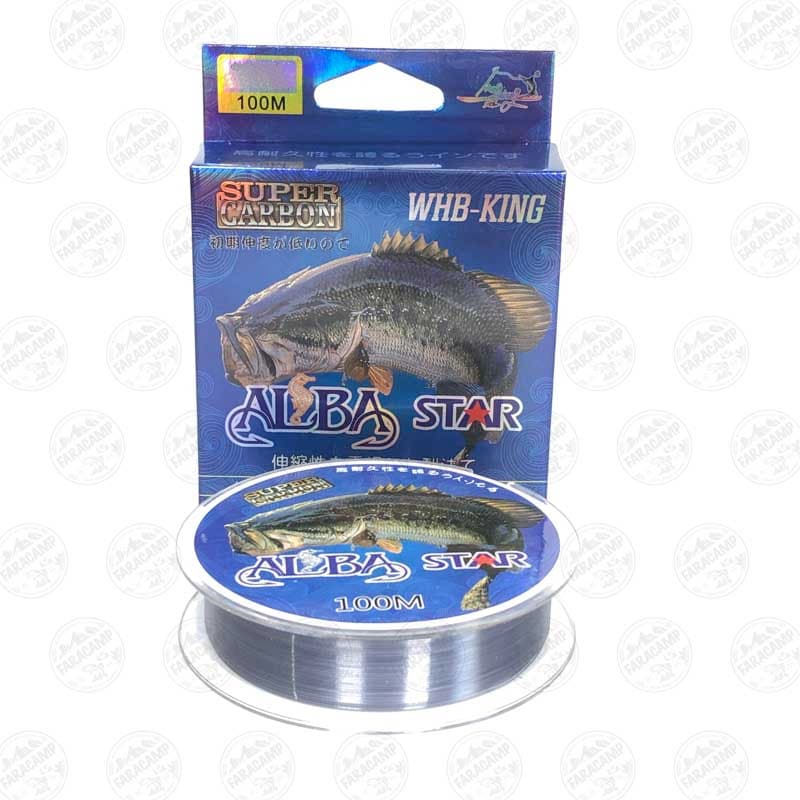نخ ماهیگیری AlbaStar SuperCarbon آلبا استار ۱۰۰ متر سایز ۰/۶۰