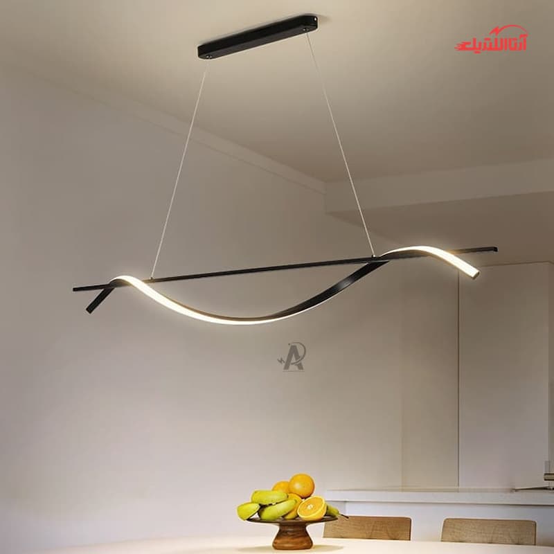 لوستر مدرن چشمه نور مدل L6357/1 — تصویر ۴