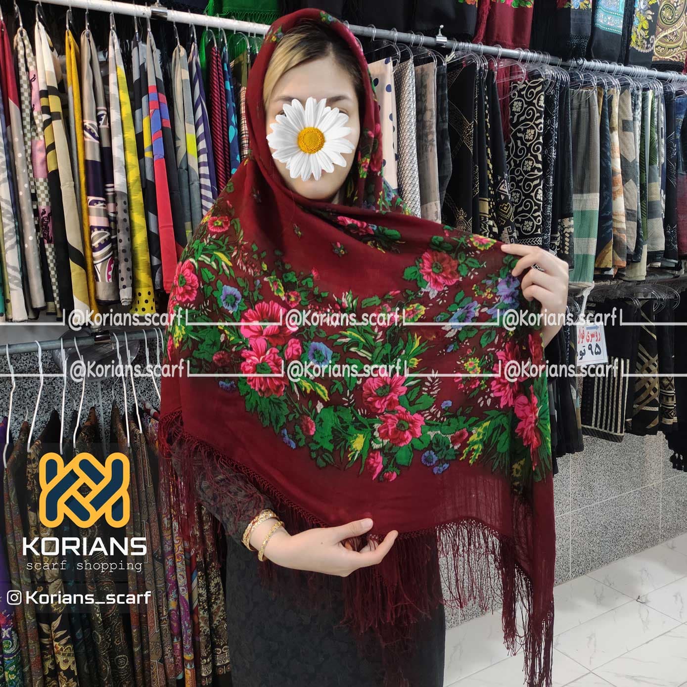 روسری نخی ژاپنی کد Rk9989