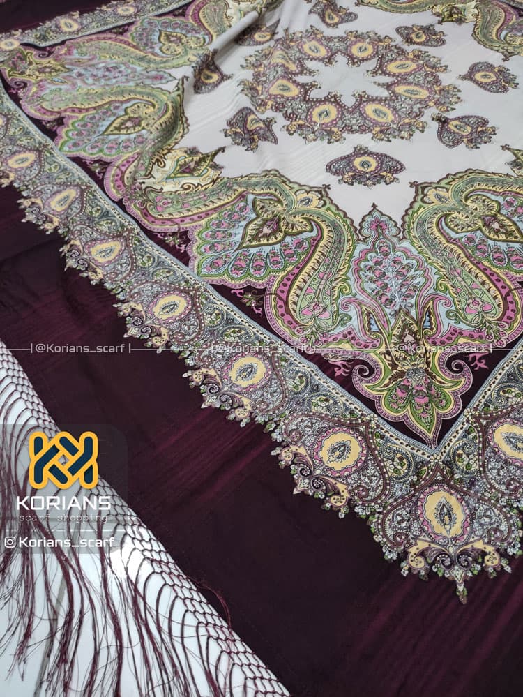 روسری پشمی دلار کد rw8733 — تصویر ۳