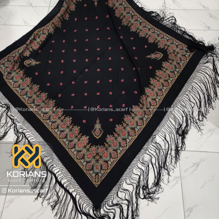 روسری ترکمن مدل دلار کد Rw8671 — تصویر ۲