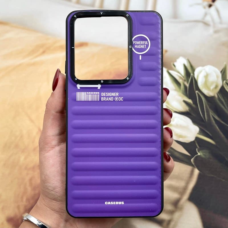 قاب گوشی Redmi Note 13 Pro 5G / Poco X6 شیائومی Core Lines طرح یانگ کیت ضد ضربه محافظ لنز برجسته بنفش کد 667227