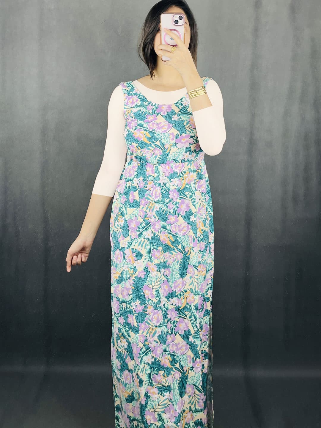 پیراهن ماکسی زنانه طرحدار اسمارا کد B3086