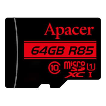 مموری کارت 64 گیگابایت microSDHC اپیسر کلاس 10 استاندارد UHS-I (سرعت 85 )