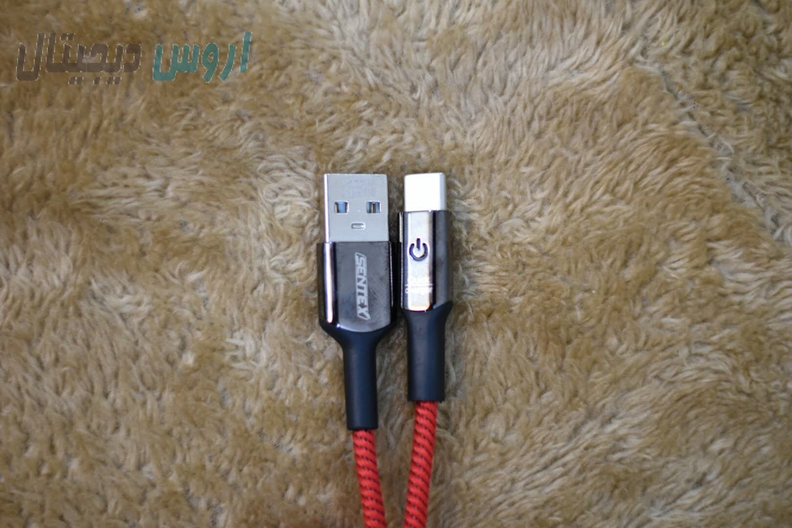 کابل شارژ هوشند تایپ سی Sentex مدل SC-16 — تصویر ۲