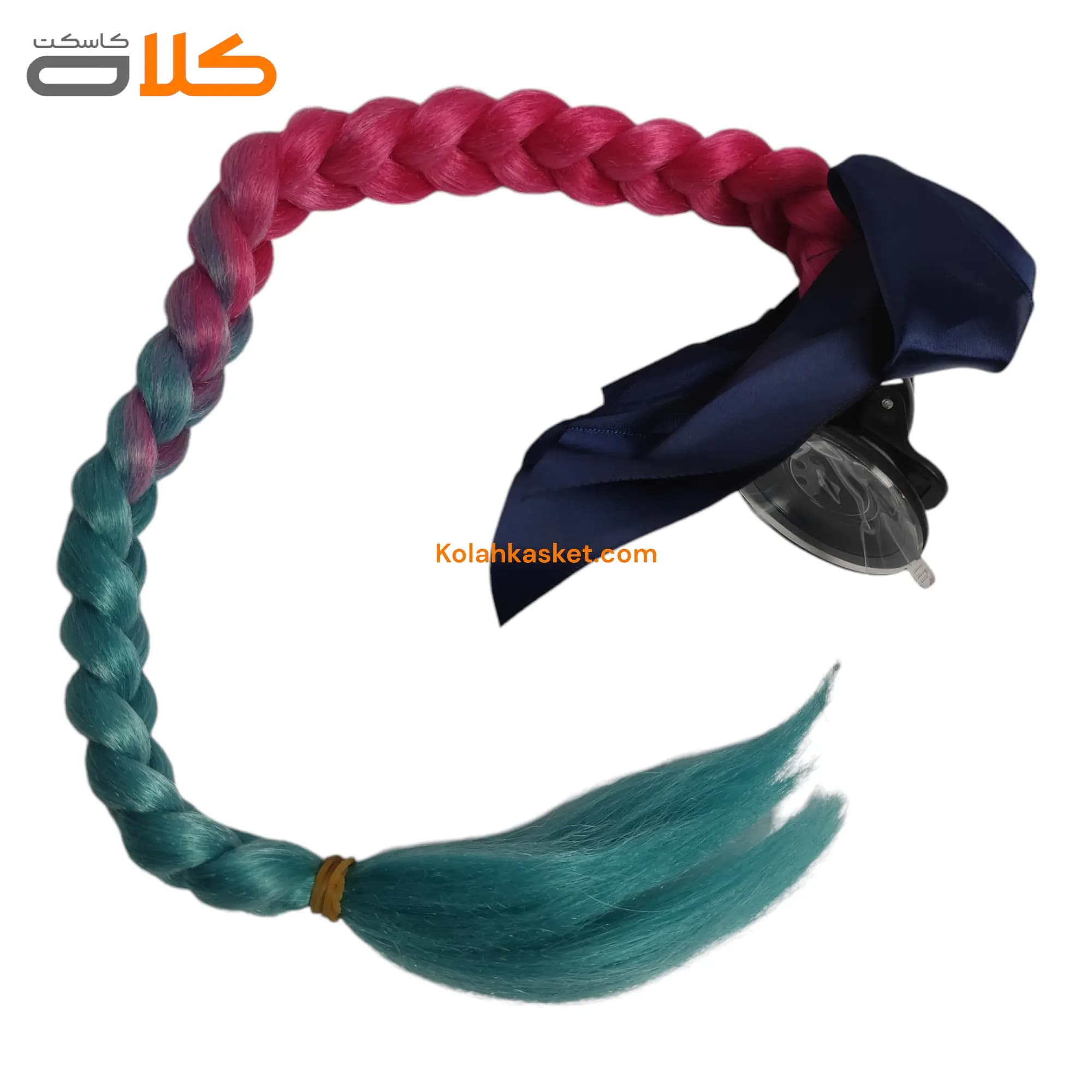 مو مخصوص کلاه کاسکت بانوان رنگ قرمز سبز