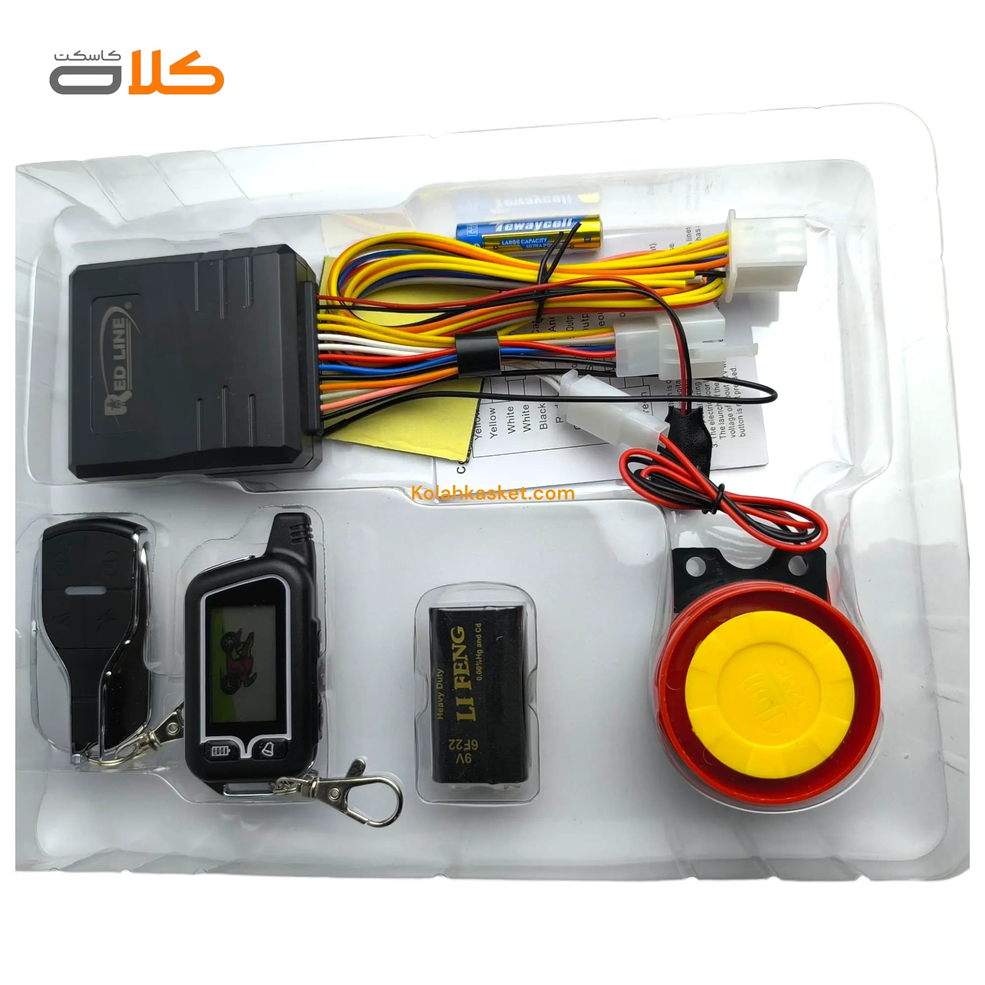 دزدگیر موتور سیکلت ردلاین ریموت تصوری مدل RE 740 — تصویر ۵