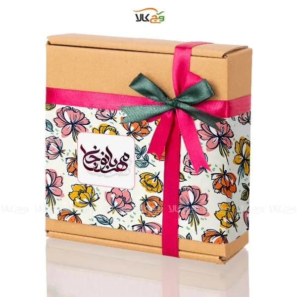 هدیه روز مادر – جعبه مقوایی مربع – وگان