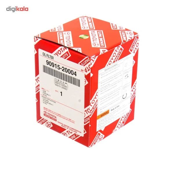 فیلتر روغن تویوتا مدل TOYOTA 90915-20004 کدB15178 — تصویر ۲