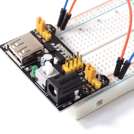 ماژول تغذیه برد بورد Breadboard Power با خروجی USB — تصویر ۳