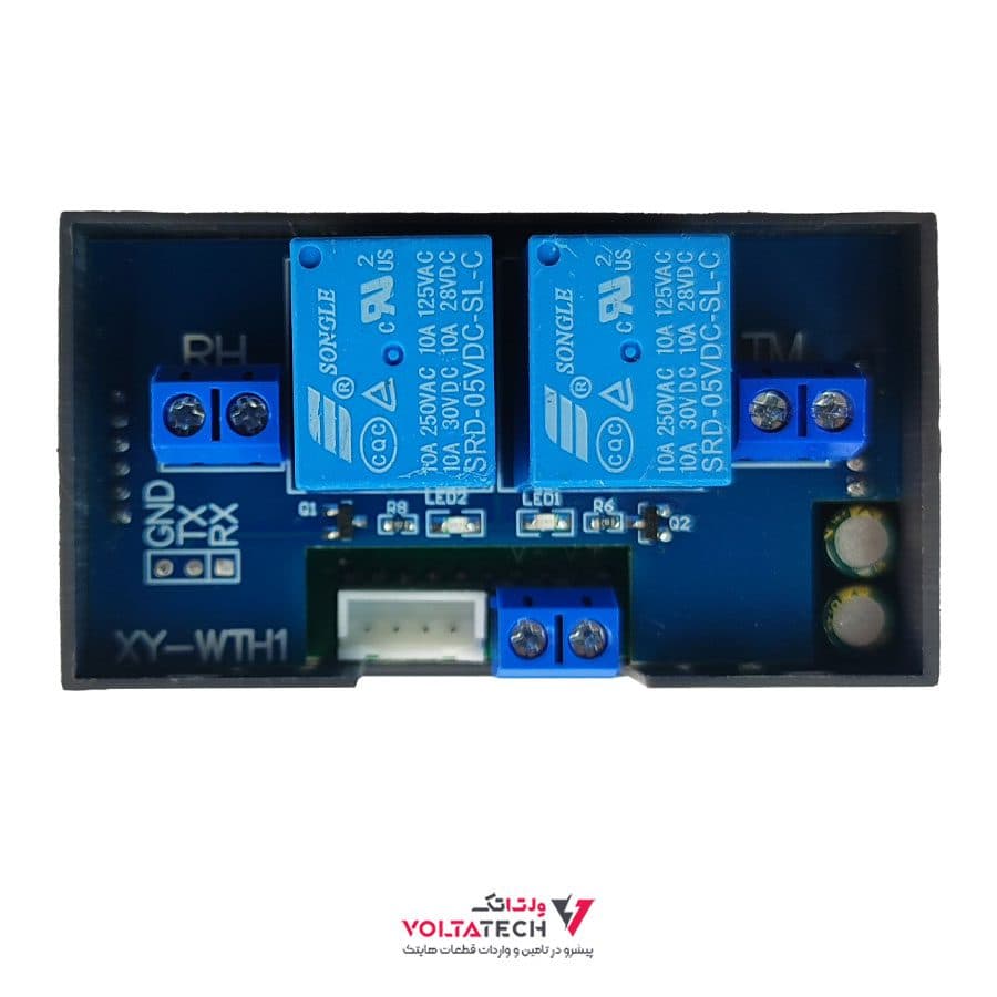 ماژول ترموستات دیجیتال XY-WTH1 دما و رطوبت روپنلی — تصویر ۲