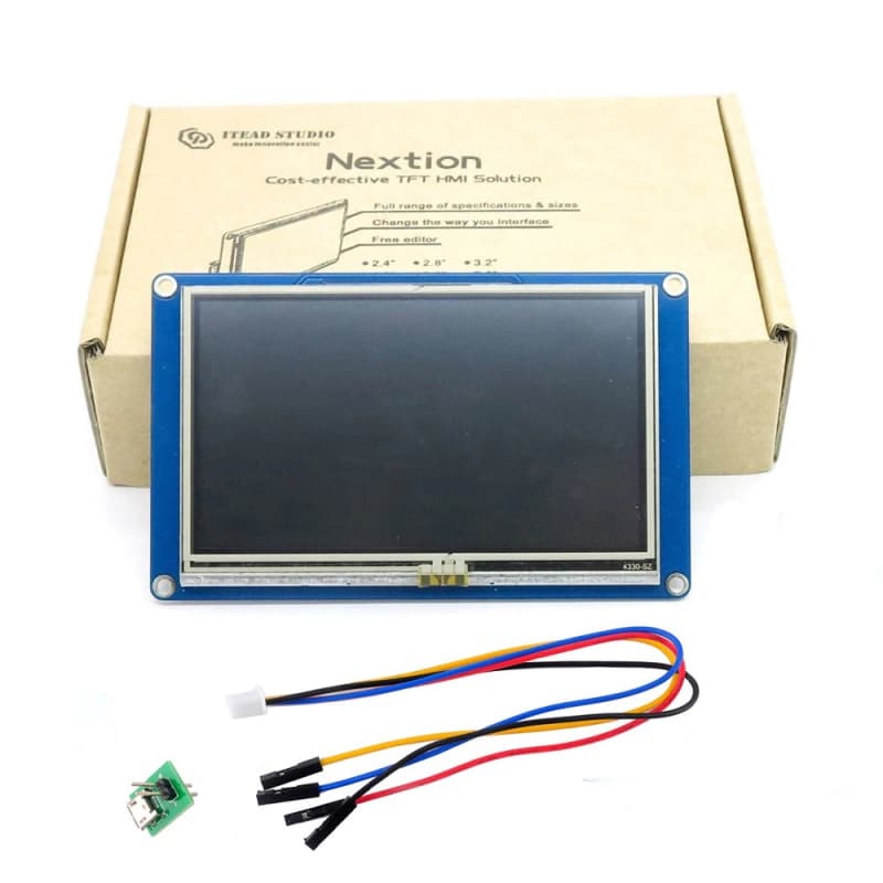 نمایشگر 4.3 اینچی فول کالر تاچ Nextion HMI