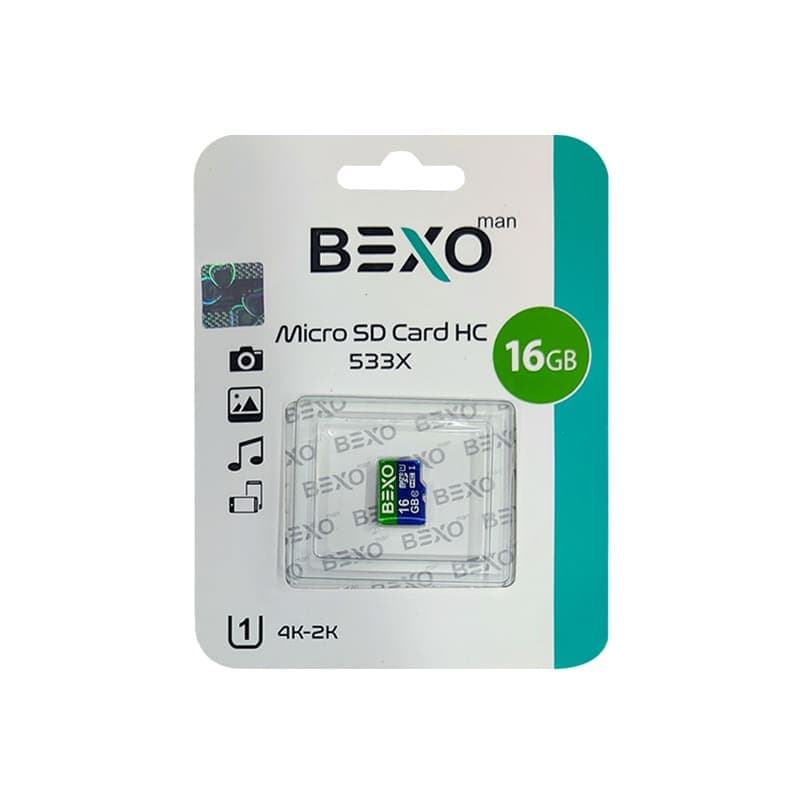 کارت حافظه میکرو BEXO Man 16GB 533X U1 CLASS10