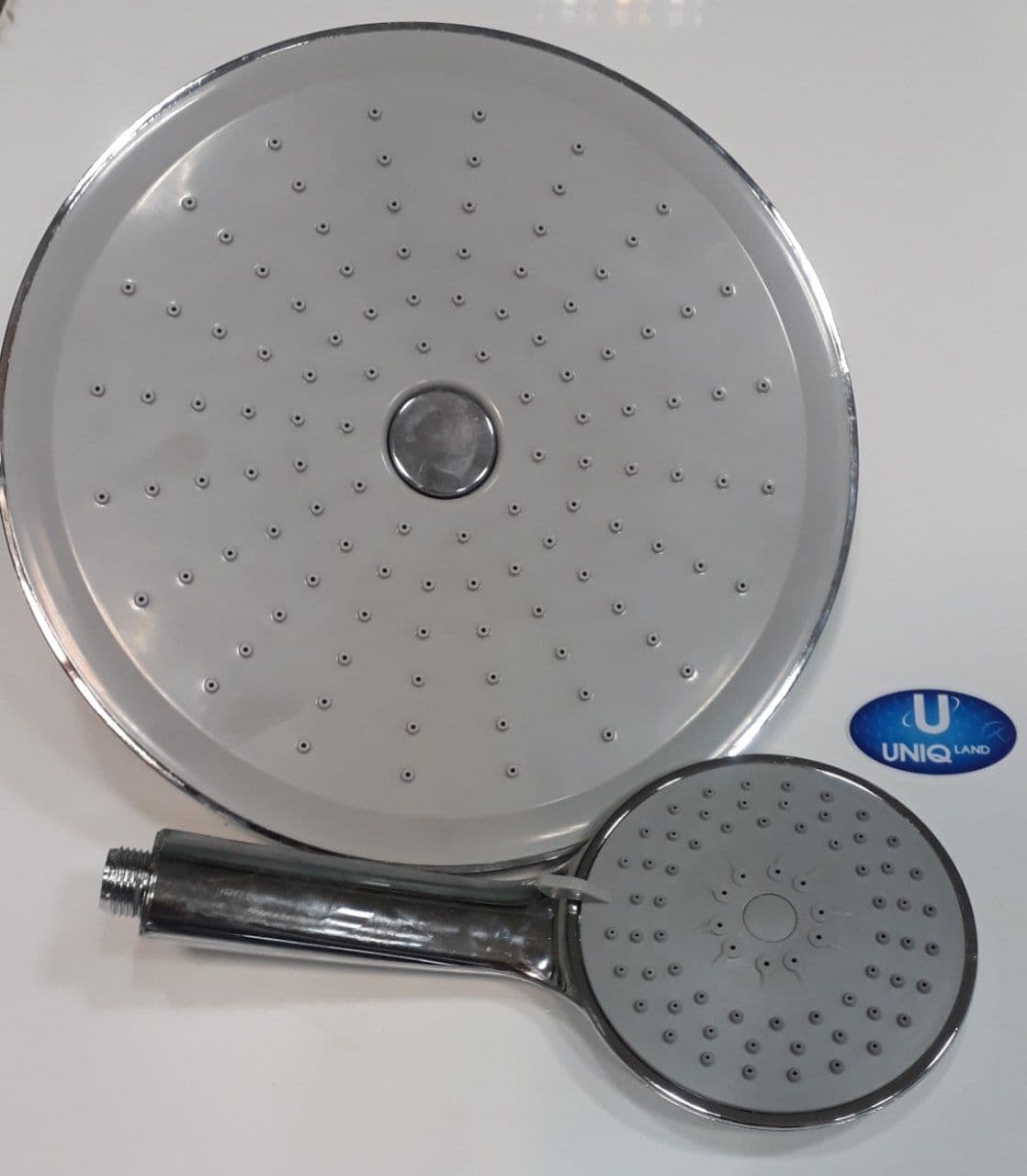 سردوش و گوشی رسوبگیر بزرگ (کروم)