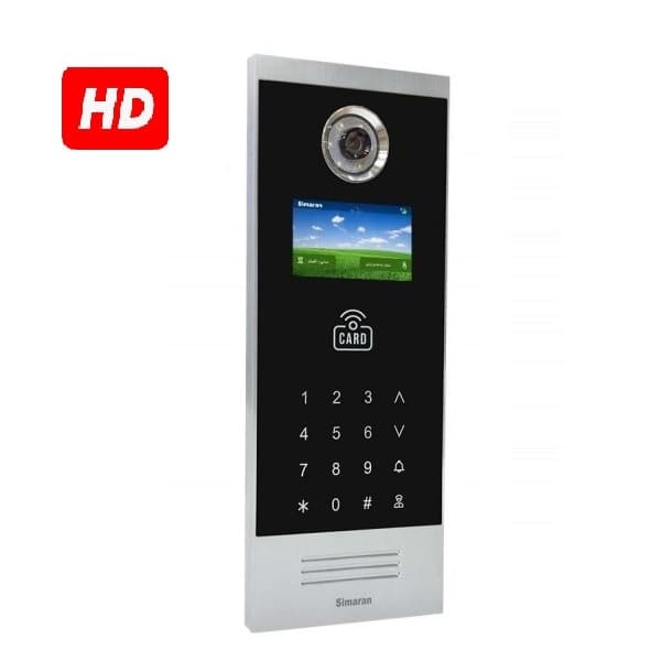 پنل کدینگ رنگی HD با LCD رنگی 4.3 اینچ مدل VF43TD سیماران