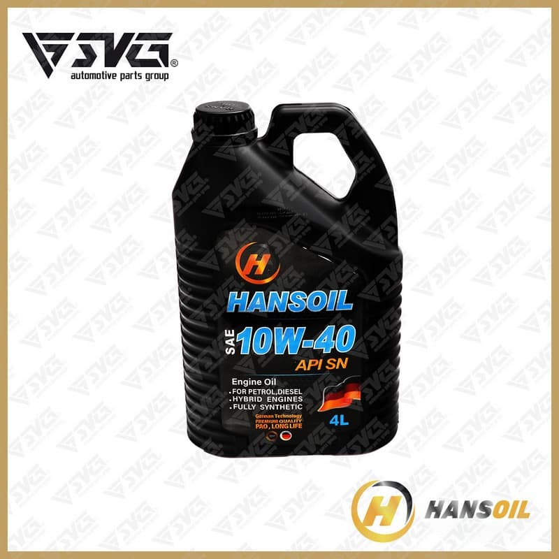 روغن موتور فول سنتتیک هانس اویل SN 10W40 حجم 4 لیتری (HANSOIL)