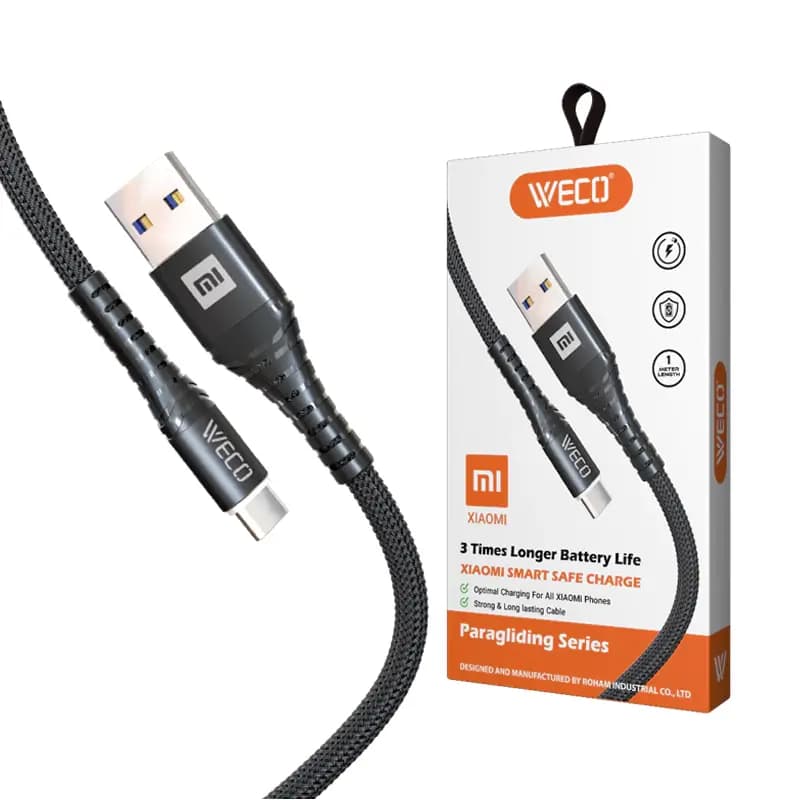 کابل شارژ تایپ سی شیائومی WECO WE-46
