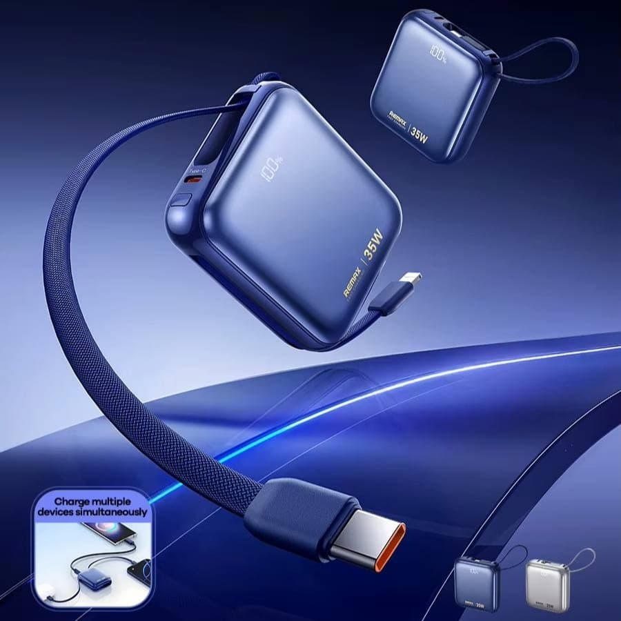 مینی پاوربانک AS-181-35 REMAX اورجینال — تصویر ۳