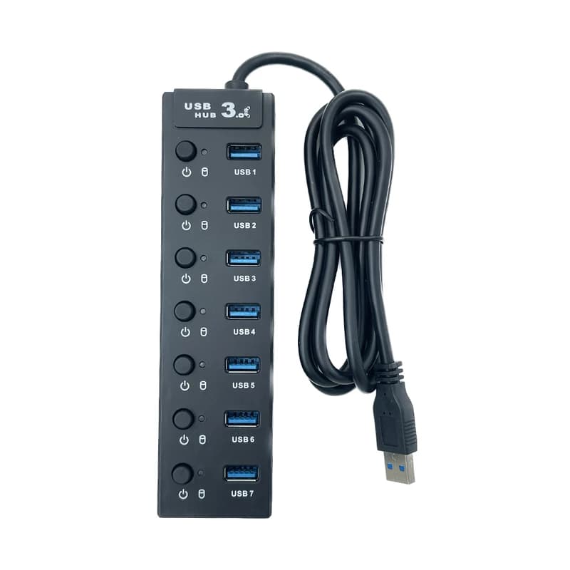 هاب 7 پورت USB 3.0 کی نت مدل H9
