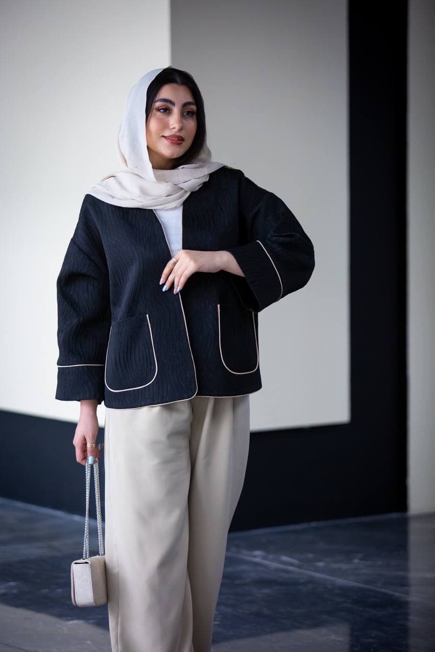 کت ژاکارد مغزی دوزی — تصویر ۸