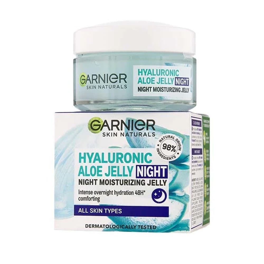 ژل آبرسان شب گارنیر Hyaluronic Aloe حجم 50 — تصویر ۲