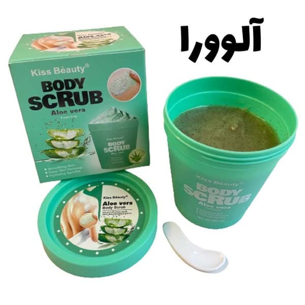 اسکراب لایه‌بردار بدن کیس بیوتی kiss beauty — تصویر ۶