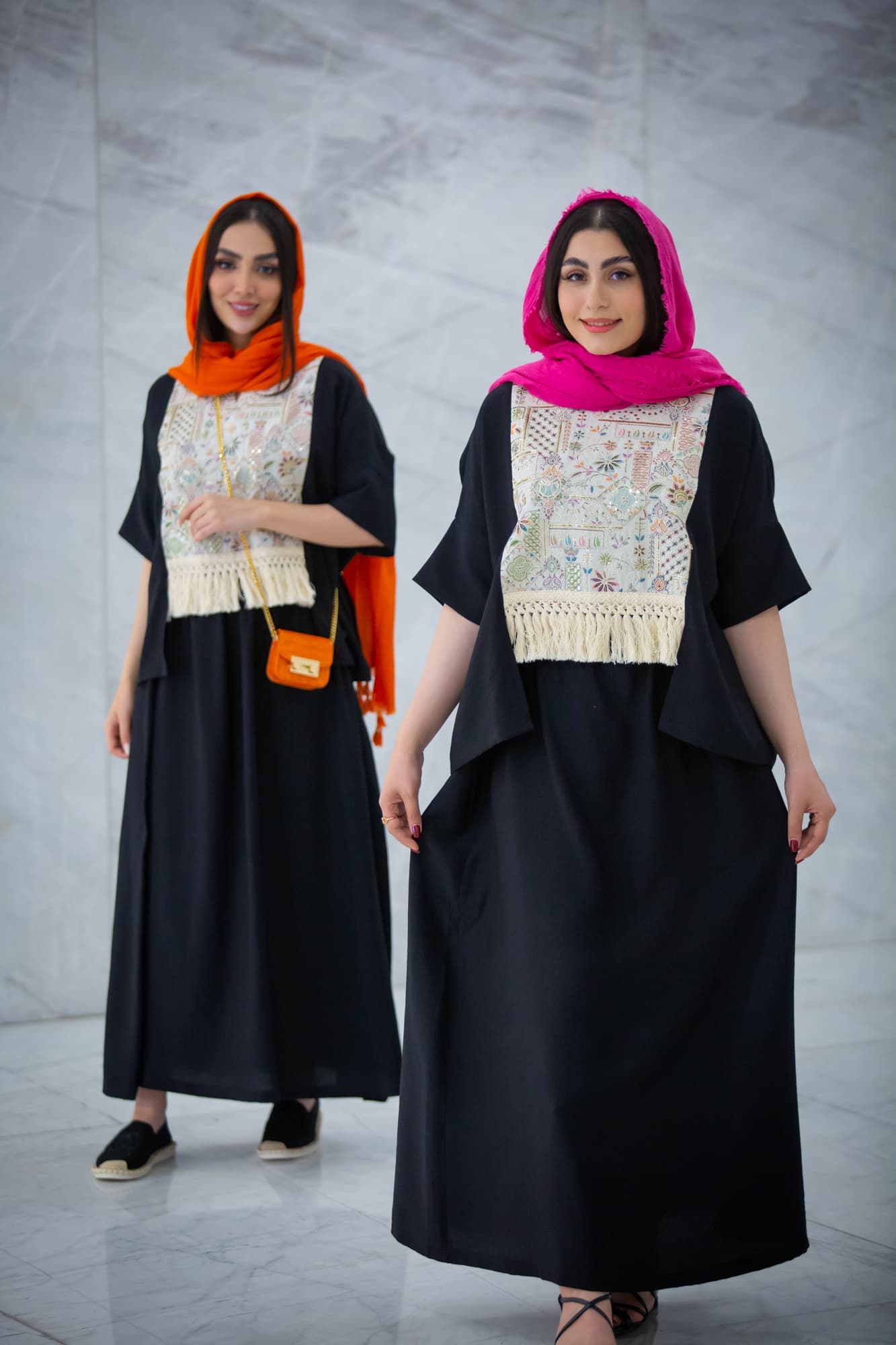 مانتو کرسپو سوزن دوزی با دامن — تصویر ۷