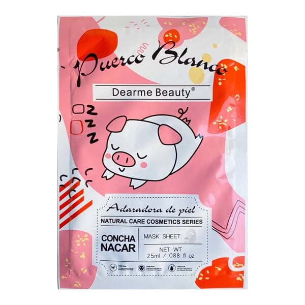 ماسک صورت ورقه ای طرح بچه خوک dearme beauty