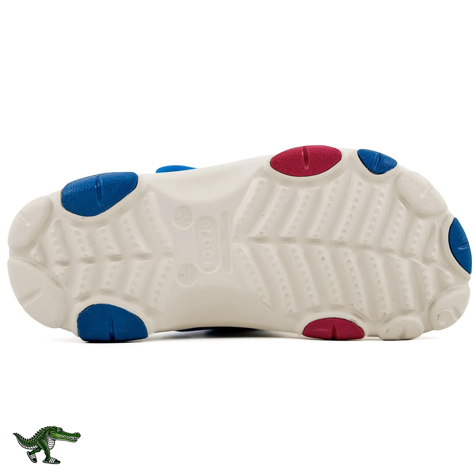 کراکس آل ترین سفید استخوانی قرمز آبی زنانه و مردانه | Crocs All Terrain — تصویر ۵