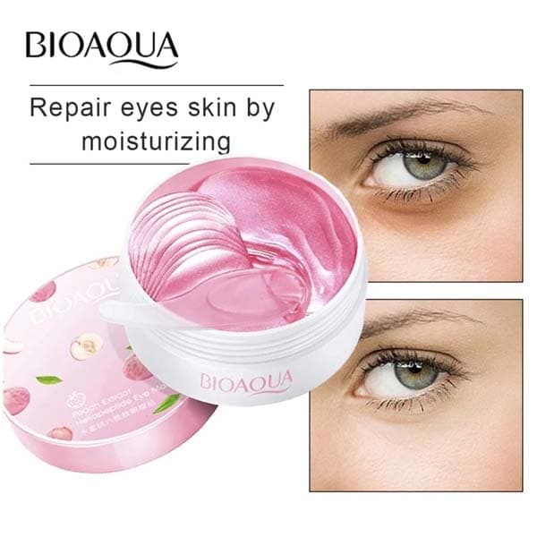 ماسک زیر چشم هلو بیوآکوا BIOAQUA مجموعه 60 عددی — تصویر ۲